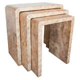 Palomino Parchment Nesting Tables